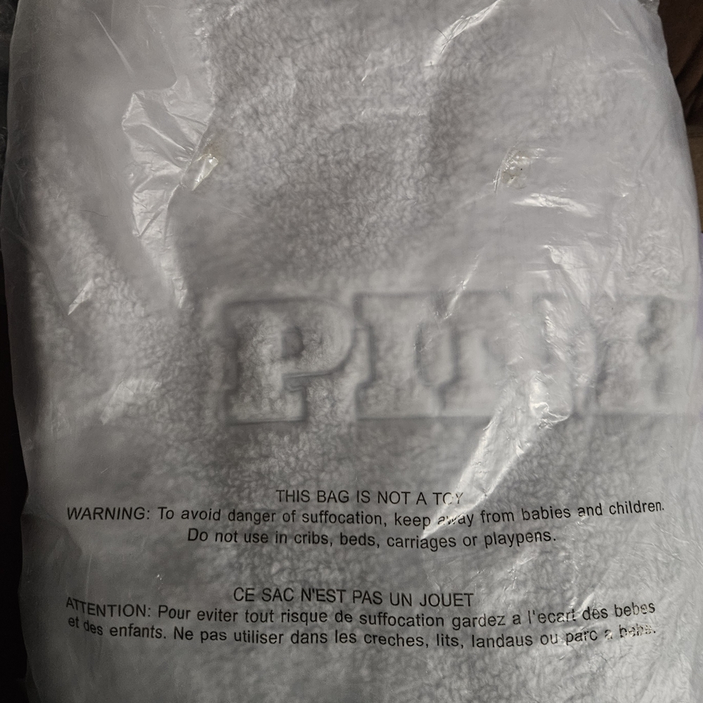 PINK Victoria's Secret White Tote Bag